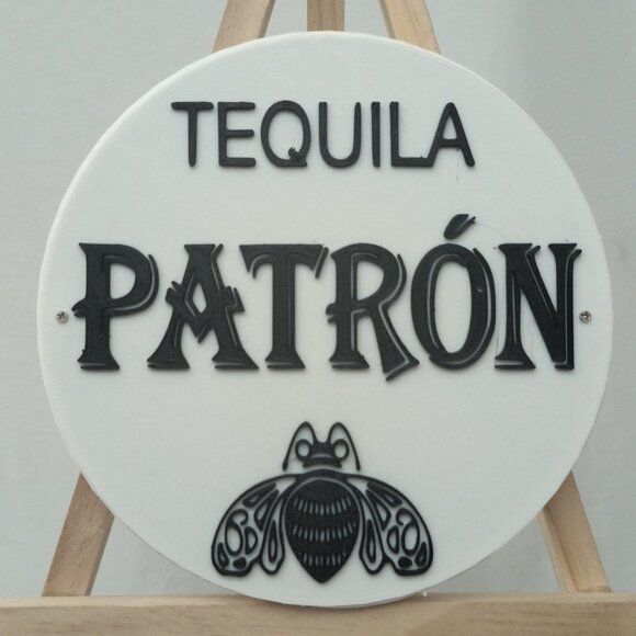 3D Printed Tequila Patron RGB LED Sign With Remote & app Control man cave decor - Picture 4 of 12
